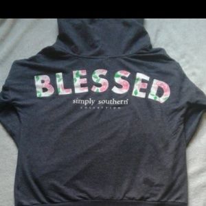 Simply southern cowl neck sweatshirt